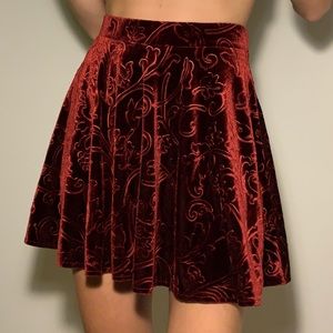 Forever 21 velvet skirt used